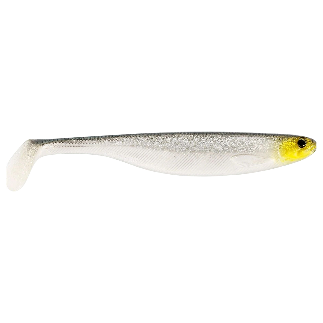 Westin ShadTeez Slim Jigi 10cm Headlight sivulta, pää oikealla