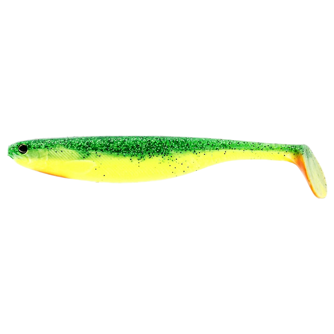 Westin ShadTeez Slim Jigi 7.5cm Fireflake sivulta, pää vasemmalla