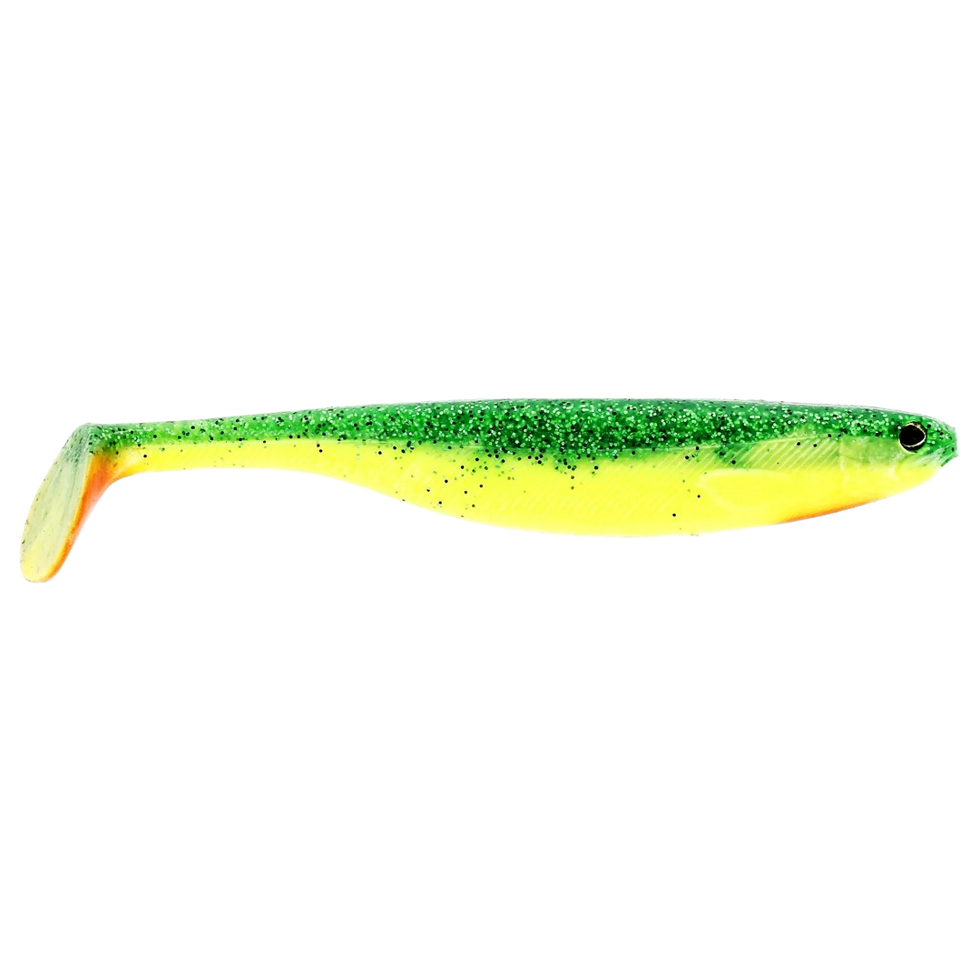 Westin ShadTeez Slim Jigi 7.5cm Fireflake sivulta, pää oikealla