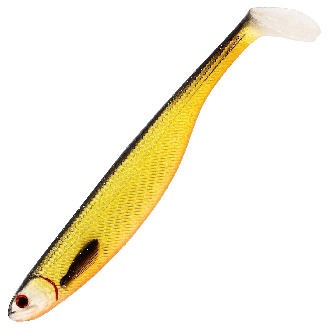 Westin ShadTeez Slim Jigi 7.5cm, väri Official Roach: kullankeltainen runko