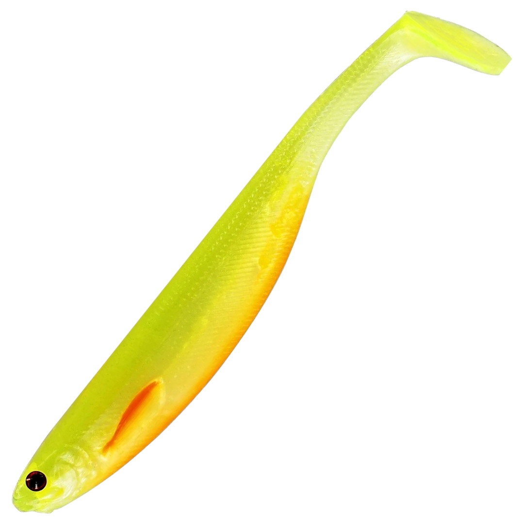 Westin ShadTeez Slim Jigi 7.5cm, väri Slime Curd: kellanvihreä runko