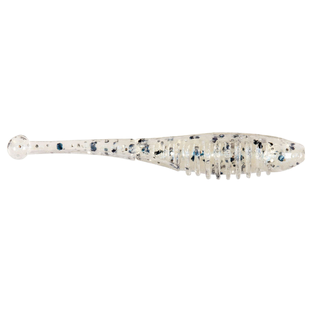 Z-Man Baby Ballerz Jigi 2" Blue Glimmer Sparkle sivulta, pää oikealla