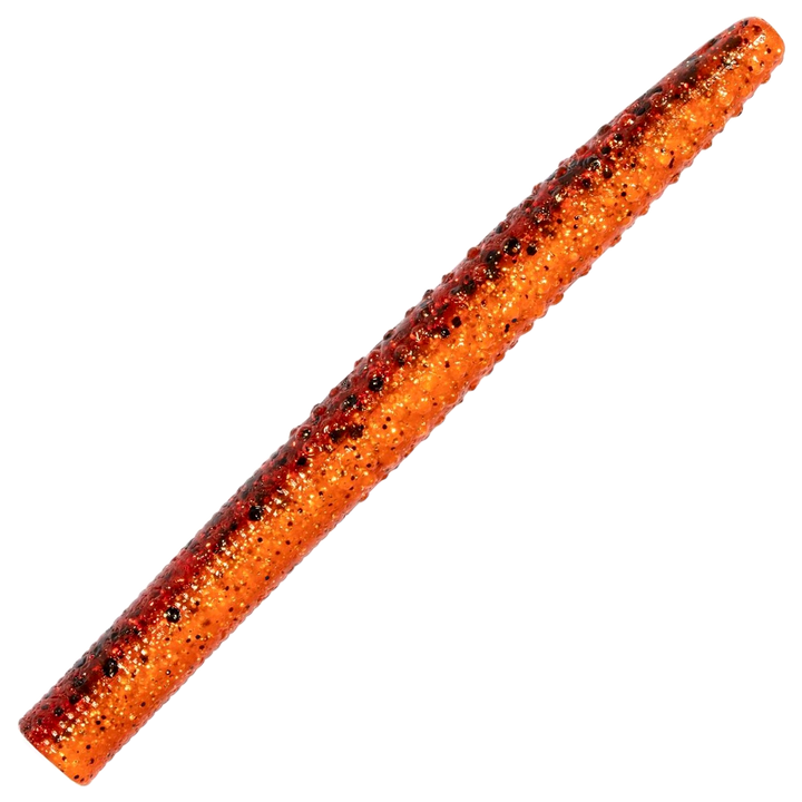Z-Man Big TRD Jigi 4", väri Fire Craw: punaoranssi runko ja tummat pilkut