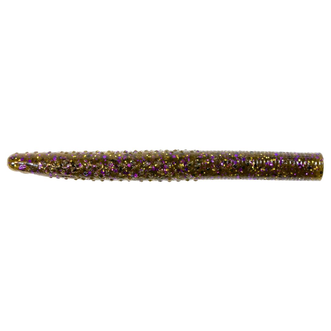 Z-Man Big TRD Jigi 4" Green Pumpkin Goby sivulta, pää oikealla
