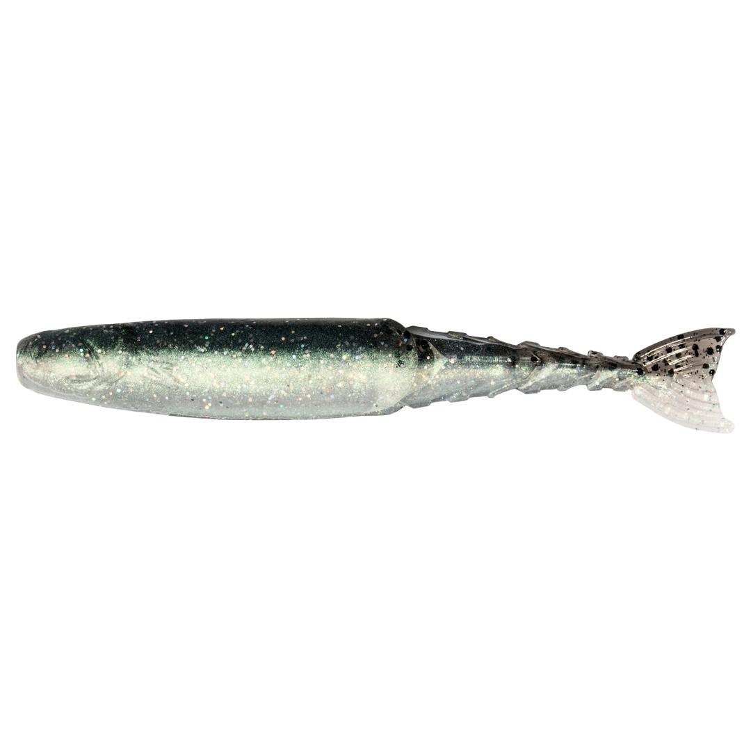 Z-Man ChatterShad Jigi 3.5" Bad Shad sivulta, pää vasemmalla