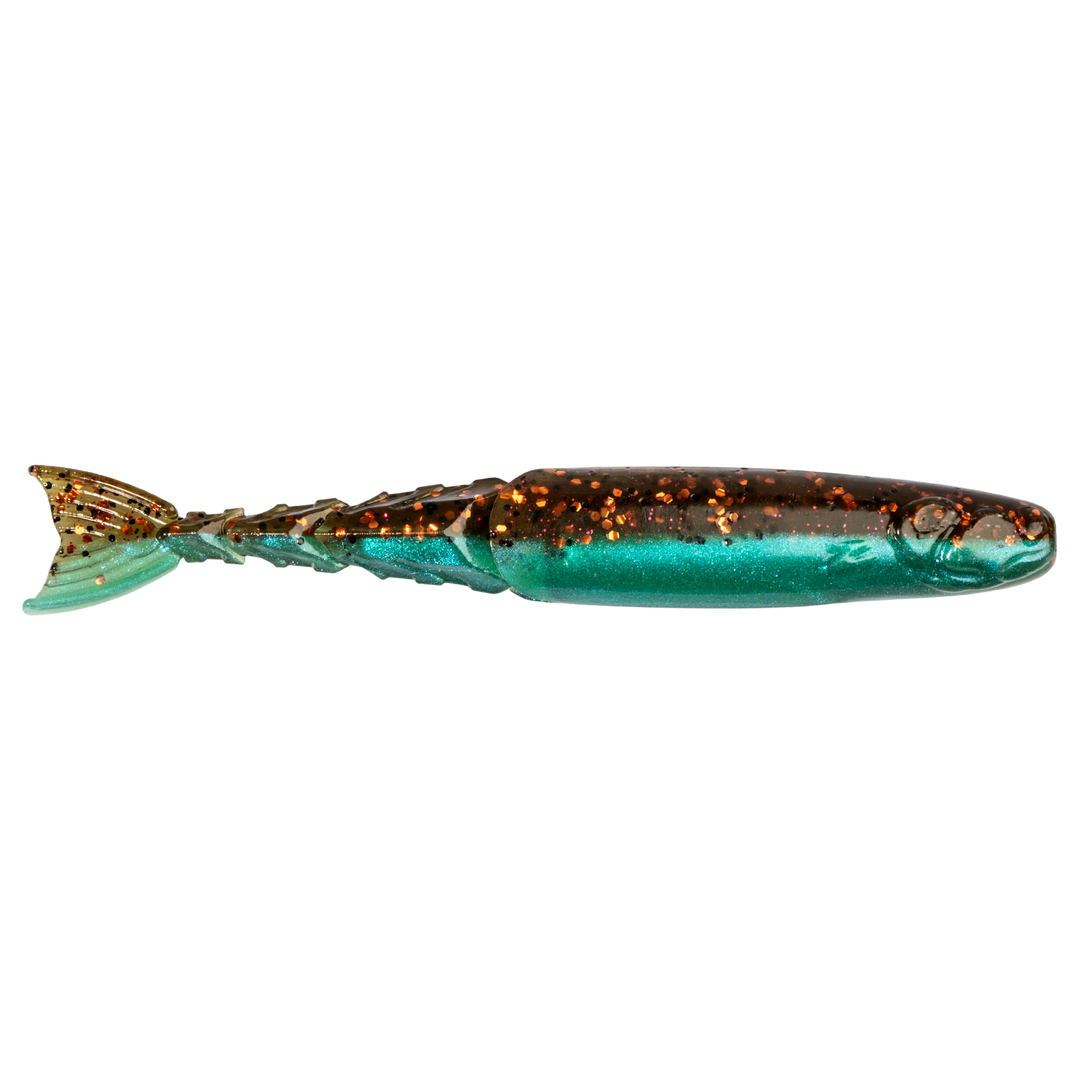 Z-Man ChatterShad Jigi 3.5" Bluegill sivulta, pää oikealla