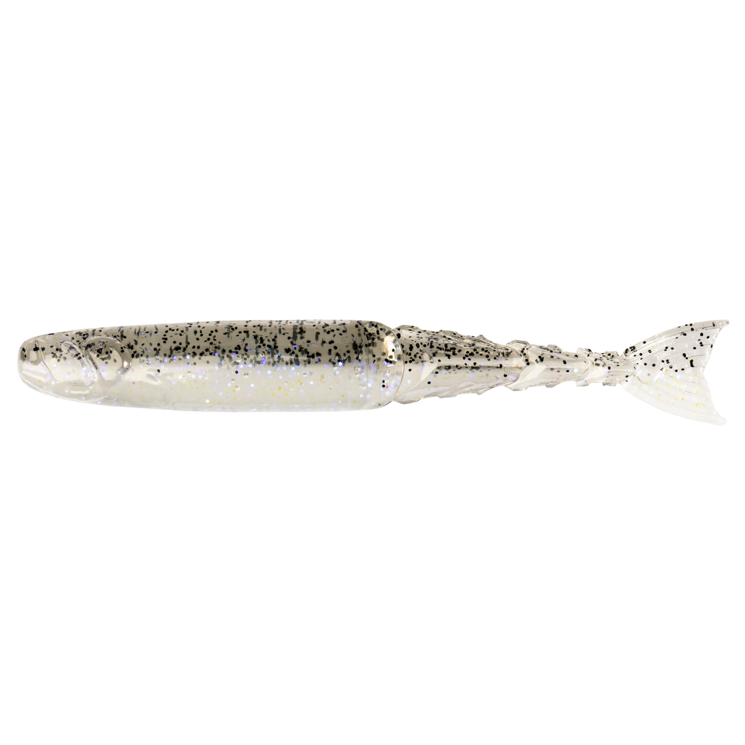 Z-Man ChatterShad Jigi 3.5" Electric Shad sivulta, pää vasemmalla