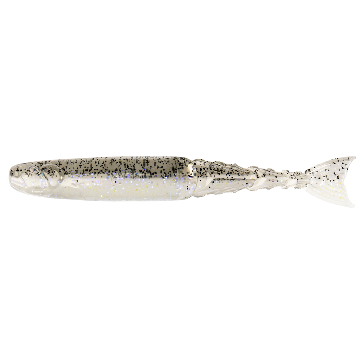 Z-Man ChatterShad Jigi 3.5" Electric Shad sivulta, pää vasemmalla