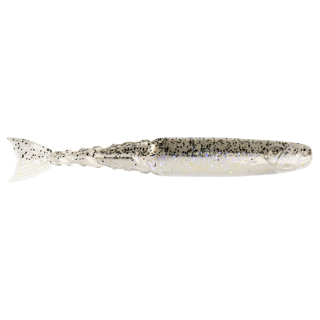 Z-Man ChatterShad Jigi 3.5" Electric Shad sivulta, pää oikealla