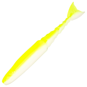 Z-Man ChatterShad Jigi 4.5" 4kpl | Chartreuse/White