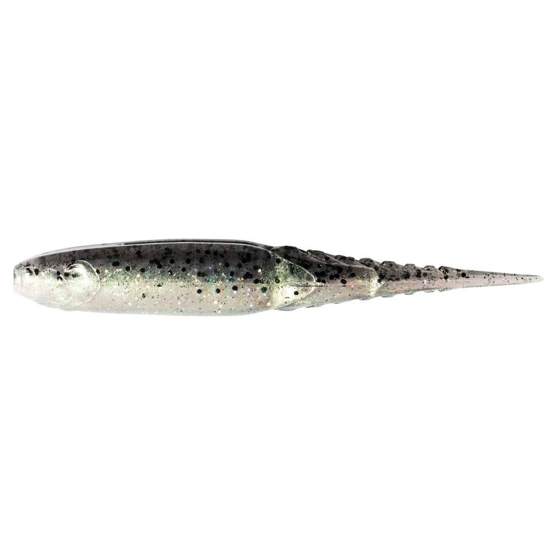 Z-Man Chatterspike Jigi 4.5" Bad Shad sivulta, pää vasemmalla
