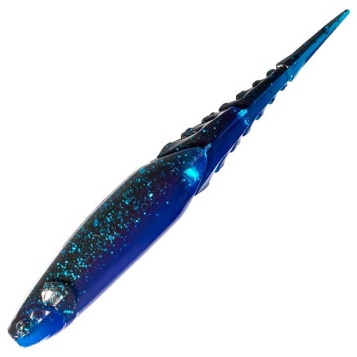 Z-Man Chatterspike Jigi 4.5", väri Black/Blue Laminate: tummansininen selkä ja sininen kylki