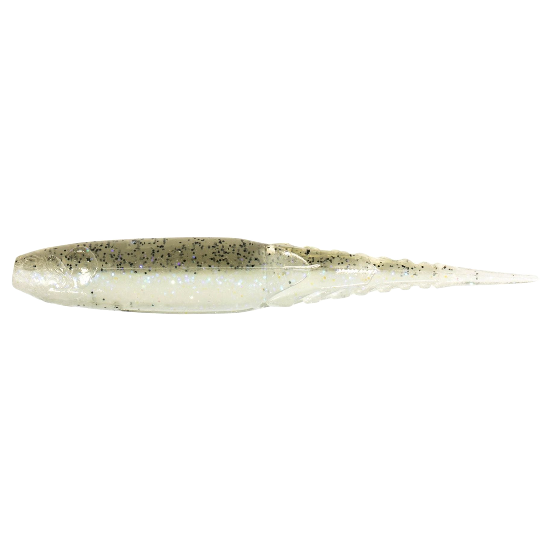 Z-Man Chatterspike Jigi 4.5" Electric Shad sivulta, pää vasemmalla