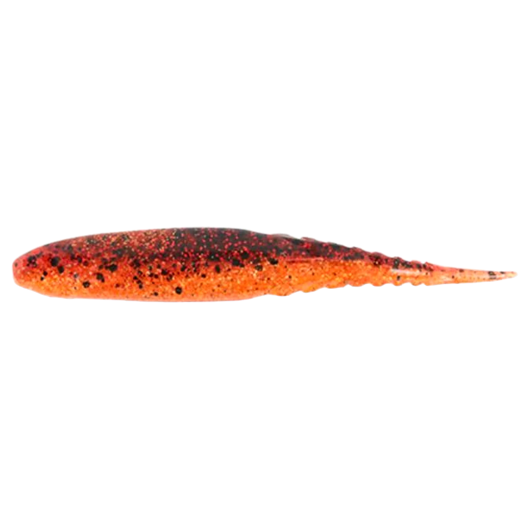 Z-Man Chatterspike Jigi 4.5" Fire Craw sivulta, pää vasemmalla