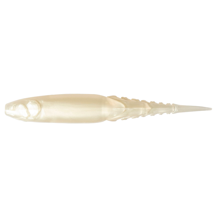 Z-Man Chatterspike Jigi 4.5" Pearl sivulta, pää vasemmalla