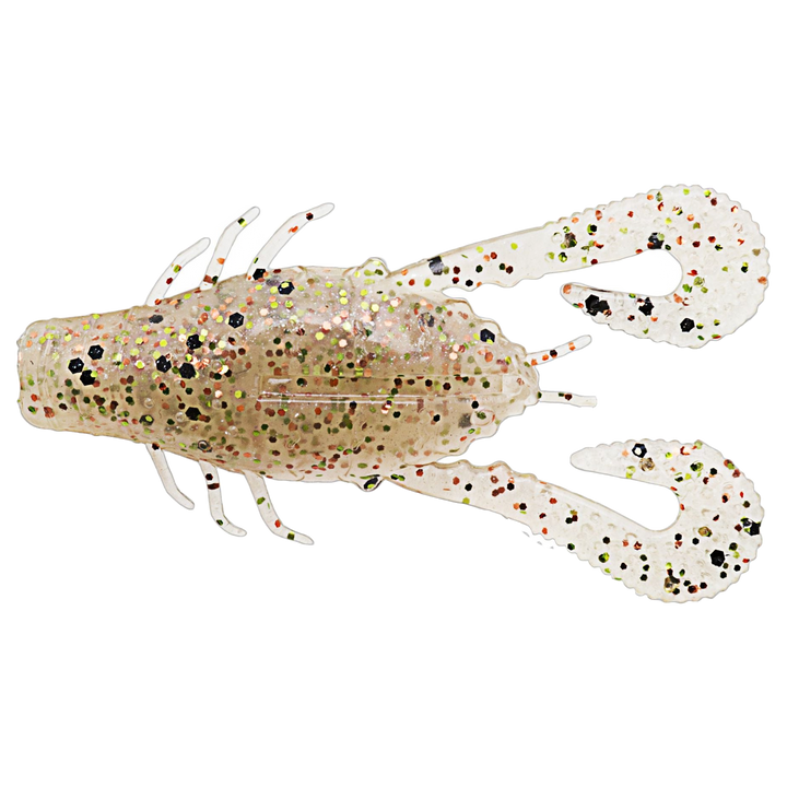 Z-Man CrusteaZ Jigi 2" Greasy Prawn ylhäältä, pää oikealla
