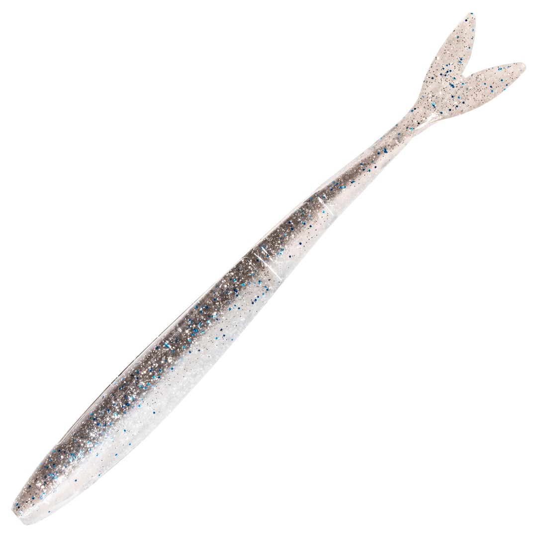 Z-Man DarterZ Jigi 6", väri Smoky Shad: harmaa selkä ja hopeinen kylki