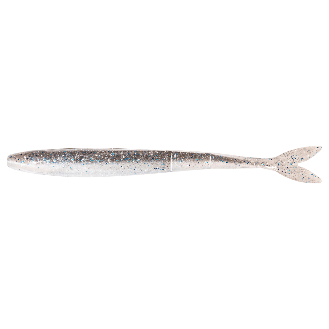 Z-Man DarterZ Jigi 6" Smoky Shad sivulta, pää vasemmalla