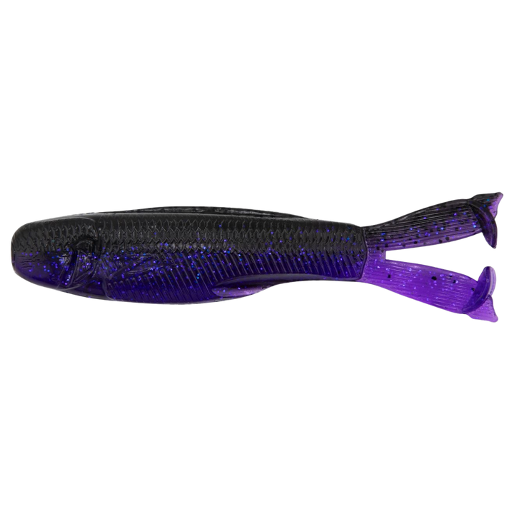 Z-Man Diezel KickerZ Jigi 4.5" Purple Demon sivulta, pää vasemmalla