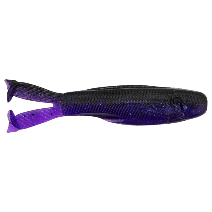 Z-Man Diezel KickerZ Jigi 4.5" Purple Demon sivulta, pää oikealla