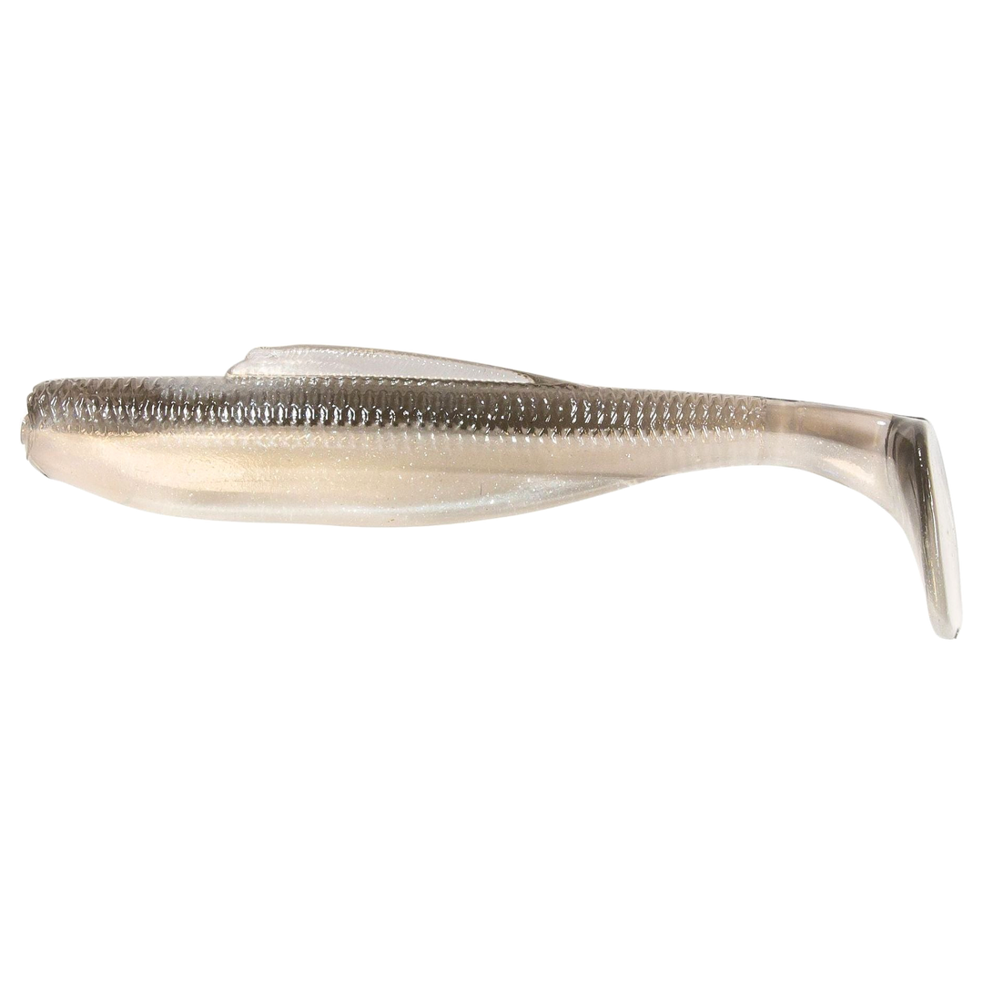 Z-Man DieZel MinnowZ Jigi 5" Smelt sivulta, pää vasemmalla