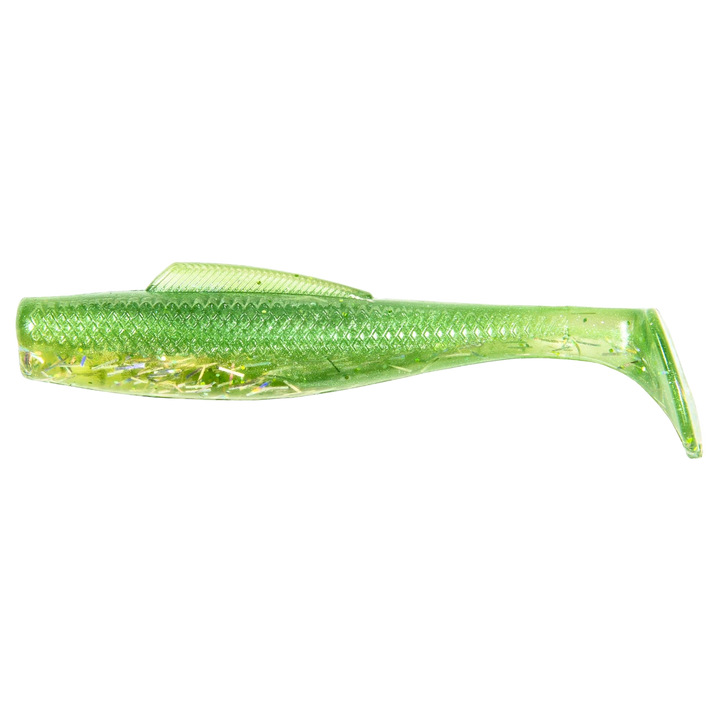 Z-Man MinnowZ Jigi 3" Creole Croaker sivulta, pää vasemmalla