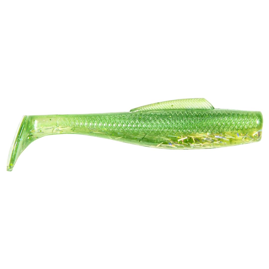 Z-Man MinnowZ Jigi 3" Creole Croaker sivulta, pää oikealla