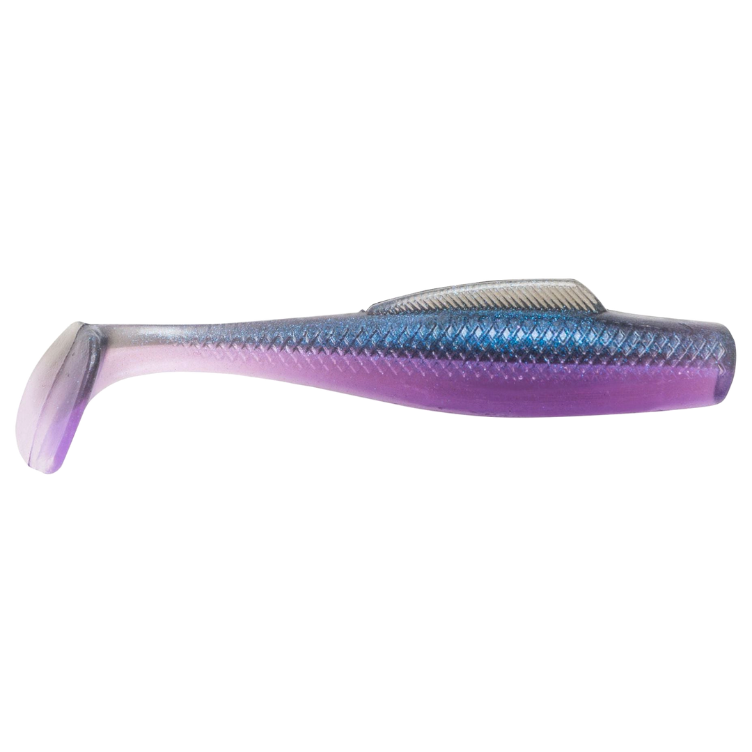 Z-Man MinnowZ Jigi 3" Mood Ring sivulta, pää oikealla
