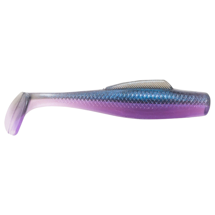 Z-Man MinnowZ Jigi 3" Mood Ring sivulta, pää oikealla