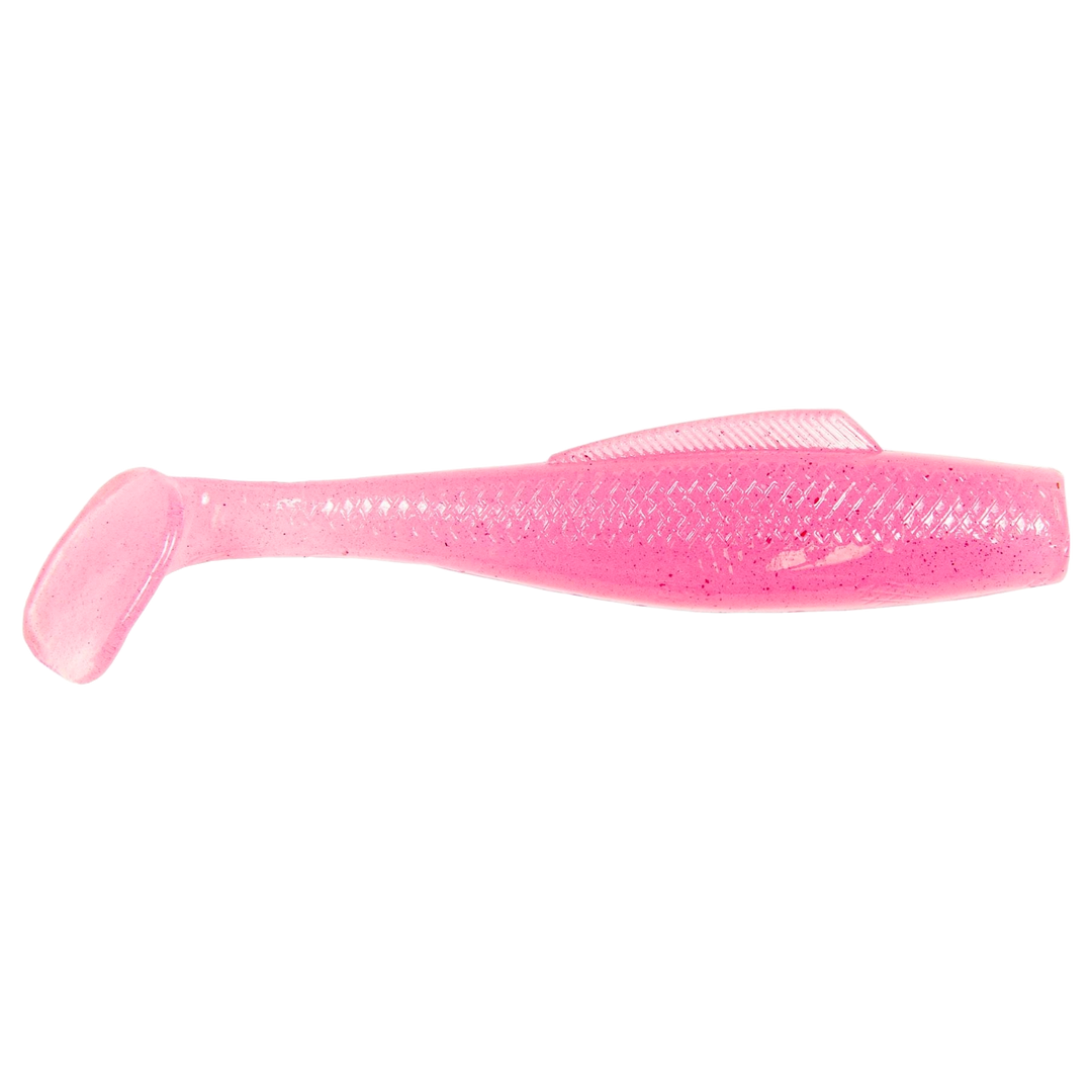 Z-Man MinnowZ Jigi 3" Pink Glow sivulta, pää oikealla
