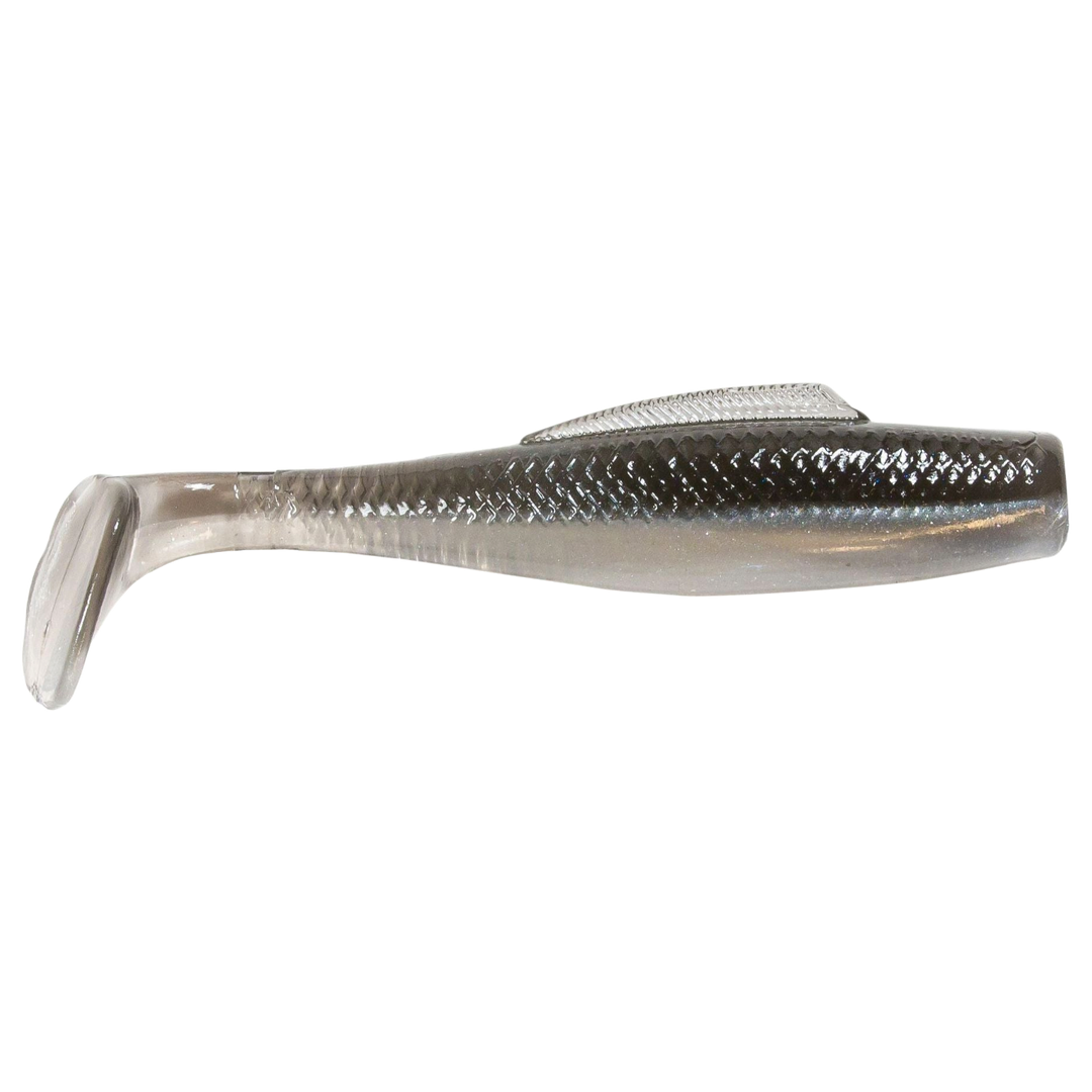 Z-Man MinnowZ Jigi 3" Smelt sivulta, pää oikealla