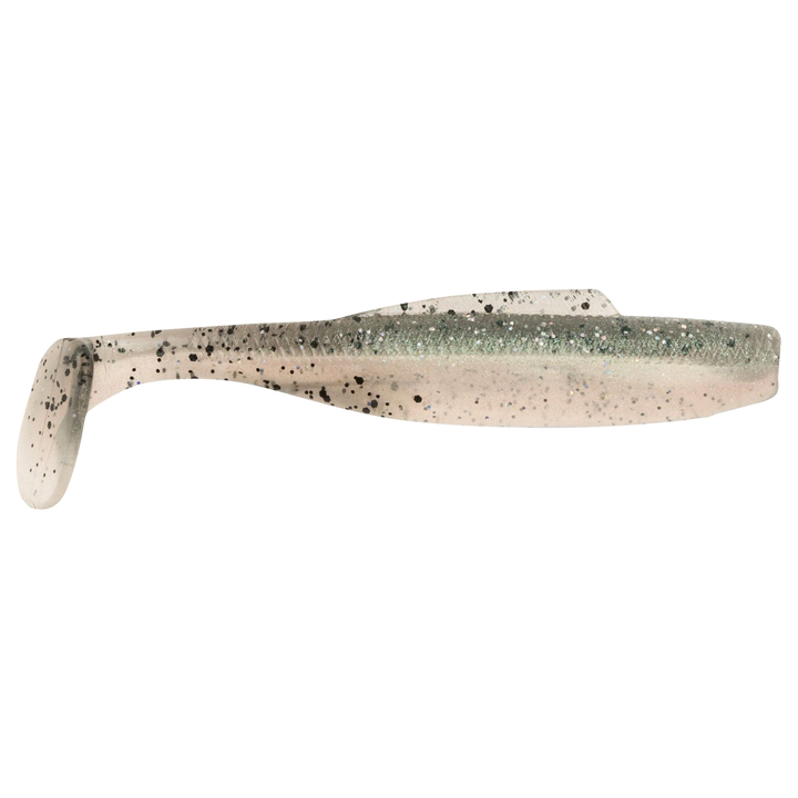 Z-Man DieZel MinnowZ Jigi 5" Bad Shad sivulta, pää oikealla