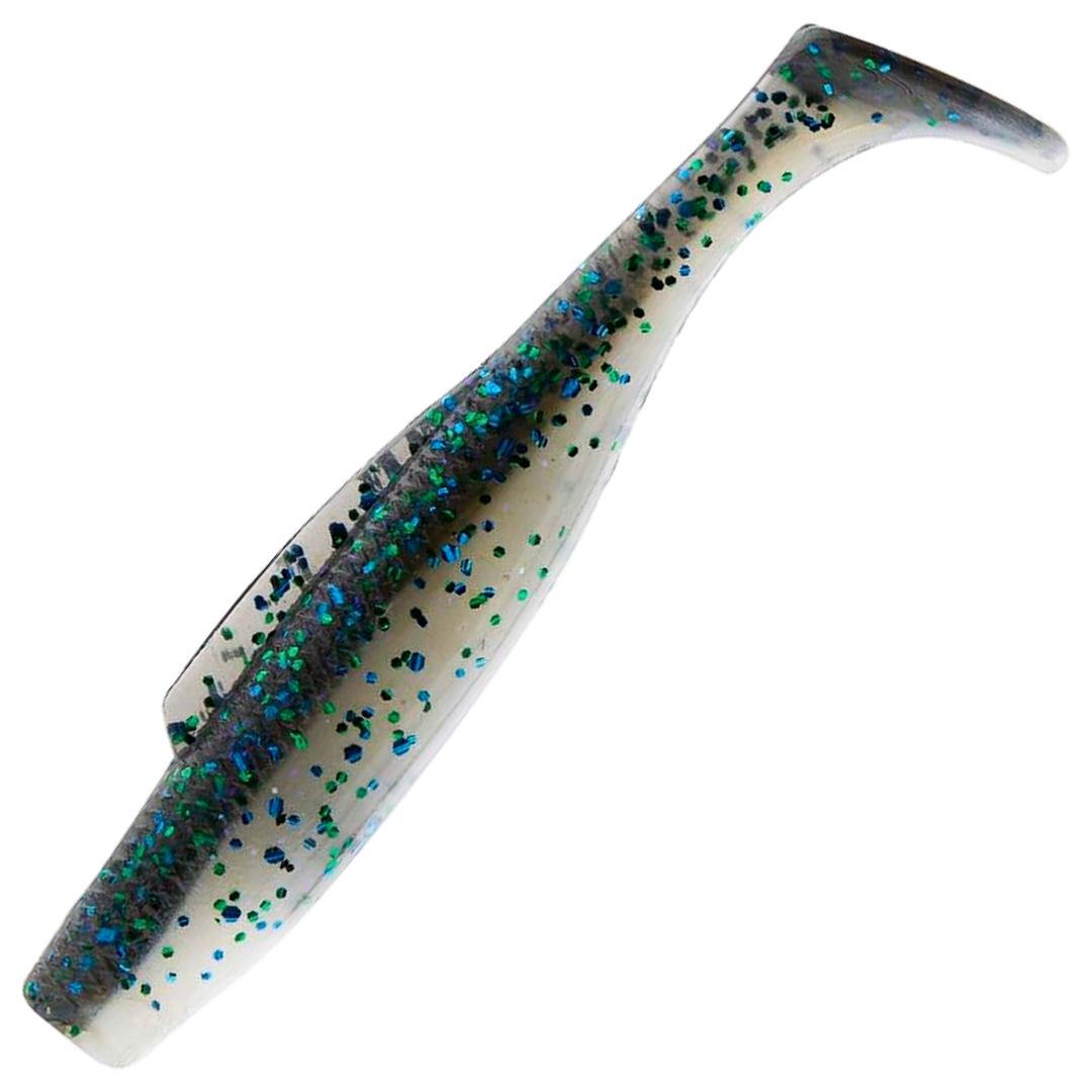 Z-Man DieZel MinnowZ Jigi 5", väri Blue Mackerel: sinivihreä selkä ja hopeinen kylki