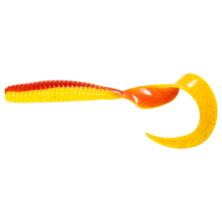 Z-Man DoormatadorZ Jigi 5" Bleeding Banana sivulta, pää vasemmalla