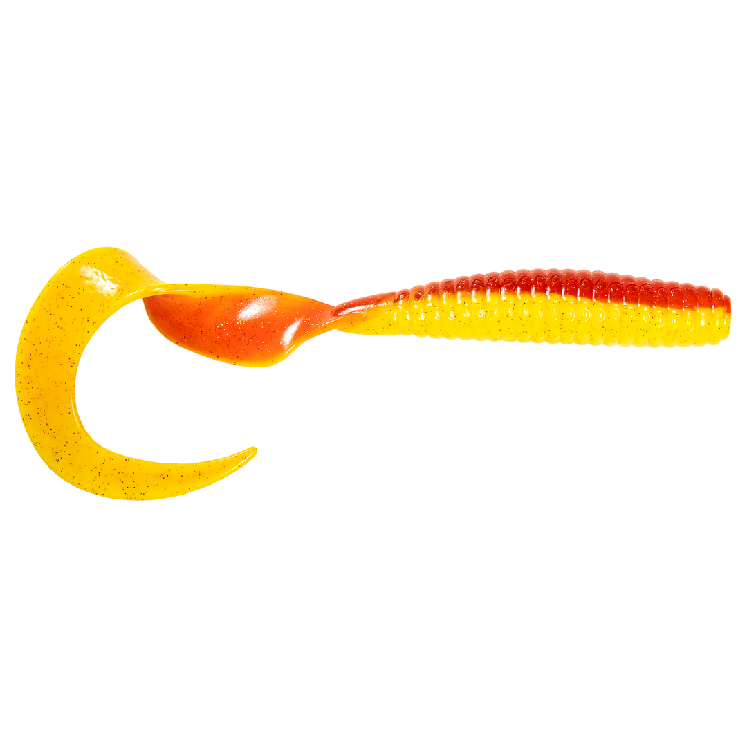 Z-Man DoormatadorZ Jigi 5" Bleeding Banana sivulta, pää oikealla