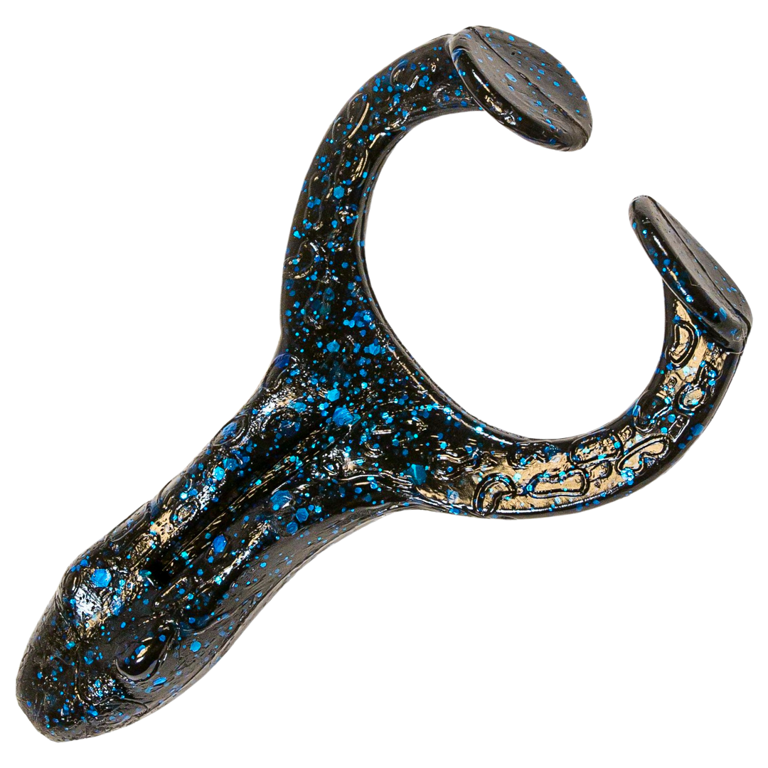 Z-Man Finesse FrogZ Jigi 2.75", väri Black/Blue: musta runko ja siniset hileet