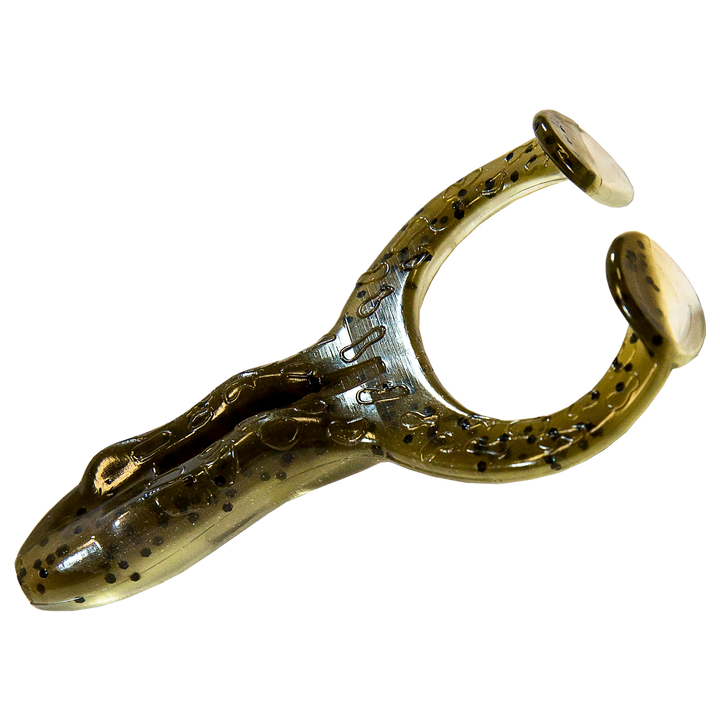 Z-Man Finesse FrogZ Jigi 2.75", väri Mud Minnow: oliivinruskea runko ja tummat pilkut