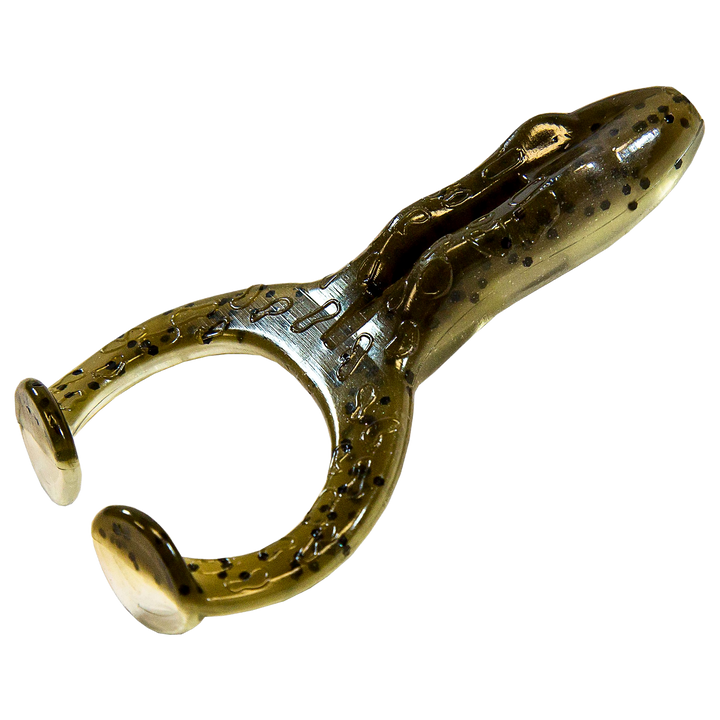 Z-Man Finesse FrogZ Jigi 2.75" Mud Minnow ylhäältä, pää oikealla