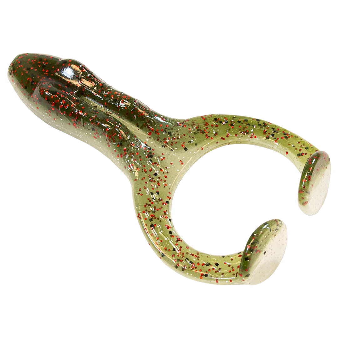 Z-Man Finesse FrogZ Jigi 2.75" Redbone ylhäältä, pää vasemmalla