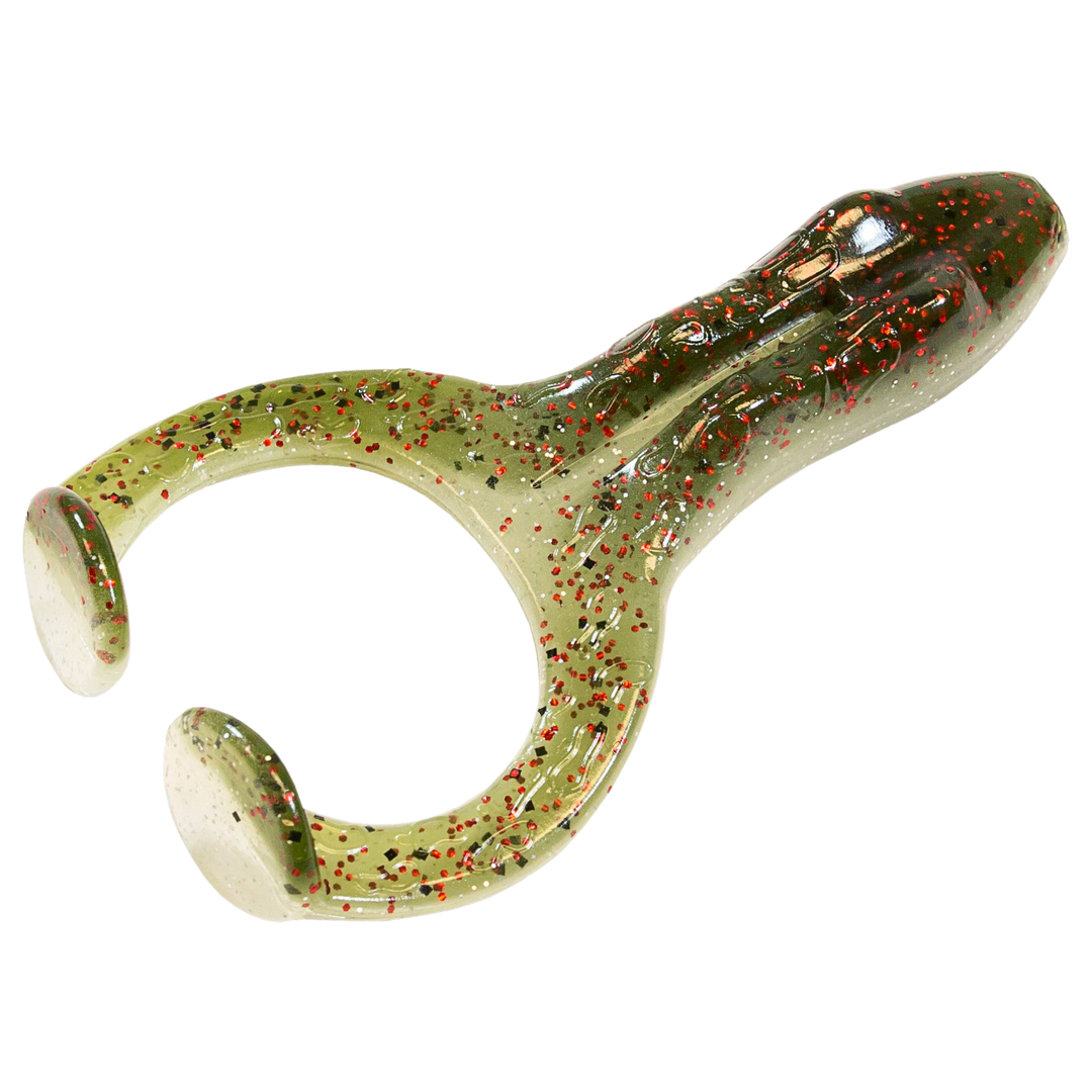 Z-Man Finesse FrogZ Jigi 2.75" Redbone ylhäältä, pää oikealla