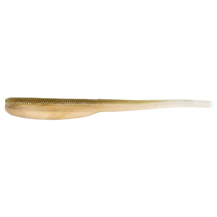 Z-Man Finesse ShadZ Jigi 4" Shiner sivulta, pää vasemmalla