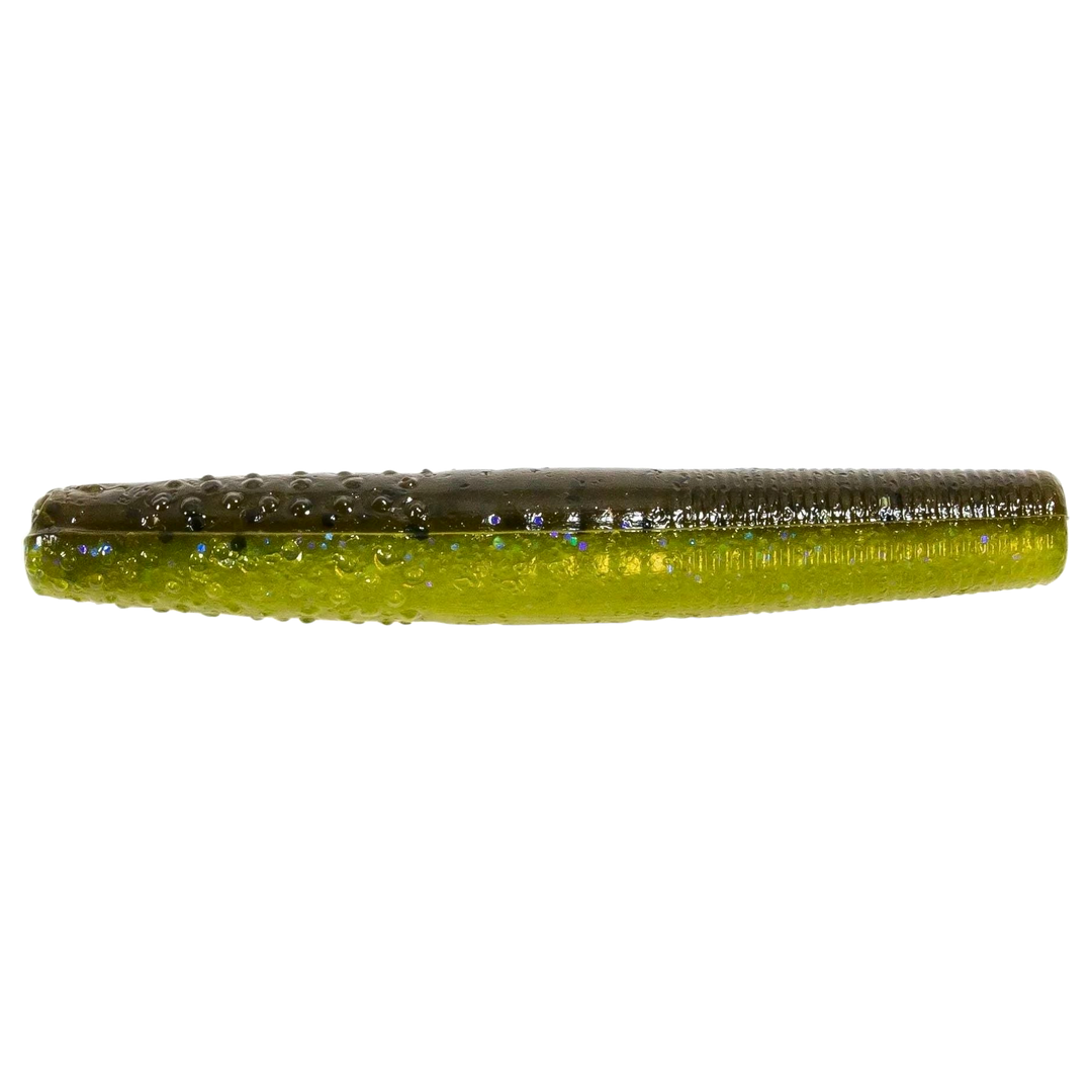 Z-Man Finesse TRD Jigi 2.75" Hot Snakes sivulta, pää oikealla
