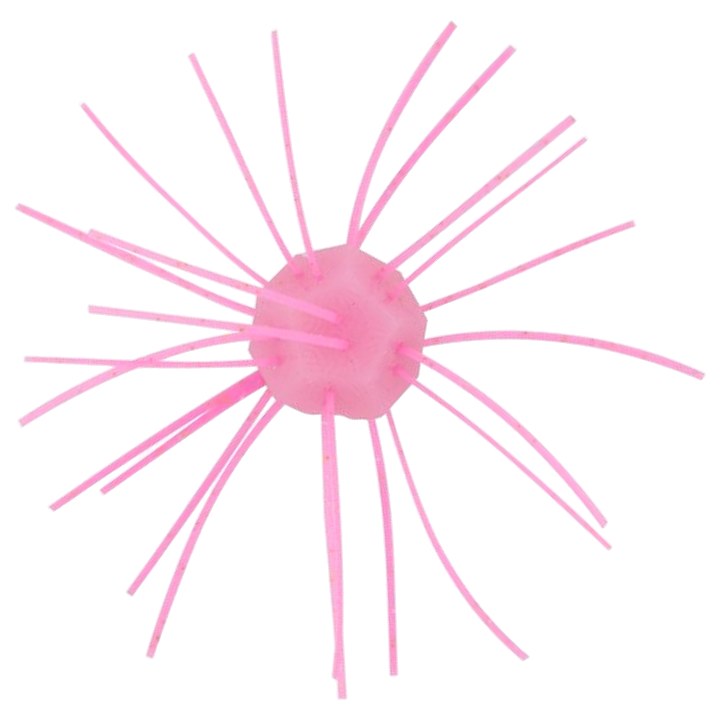 Z-Man Fuzzy NuggetZ Jigi 1/2", väri Bubble Gum: vaaleanpunainen runko ja karvat