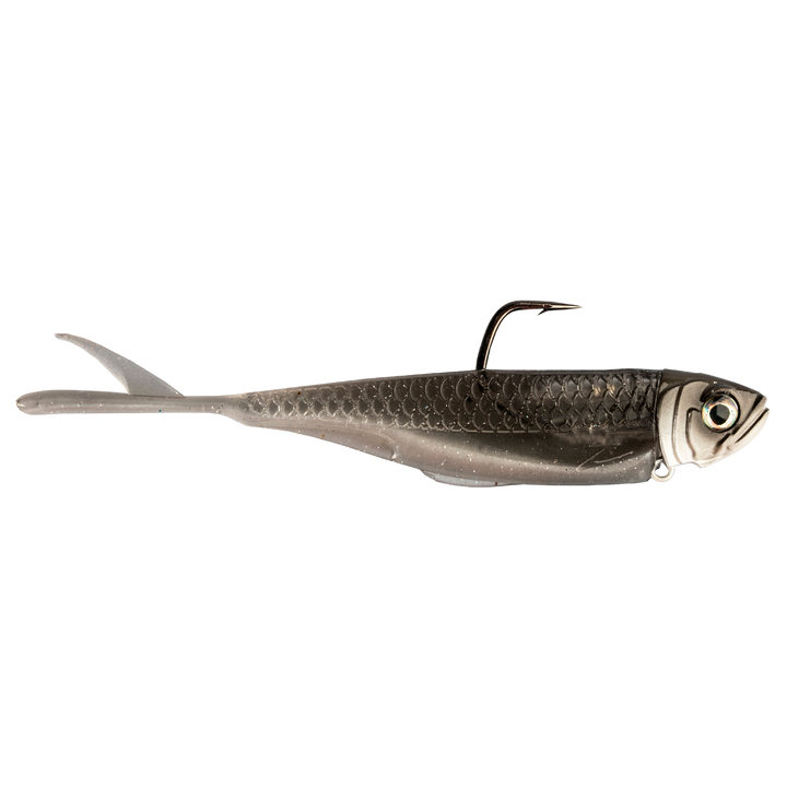 Z-Man Graph ShadZ 3.8" 7g Smelt sivulta, pää oikealla