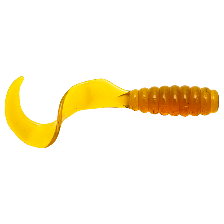 Z-Man GrubZ Jigi 2.5" Amber sivulta, pää oikealla
