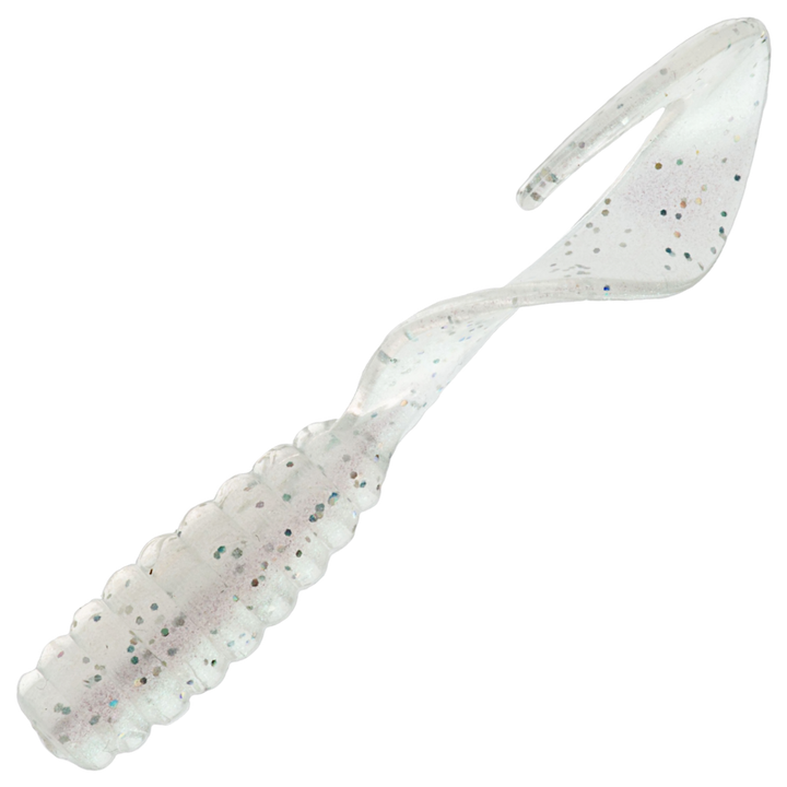 Z-Man GrubZ Jigi 2.5", väri Hardy Head: läpikuultava hopeanharmaa runko