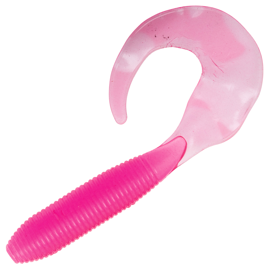 Z-Man GrubZ Jigi 2.5", väri Neon Pink: pinkki runko ja vaaleanpunainen pyrstö
