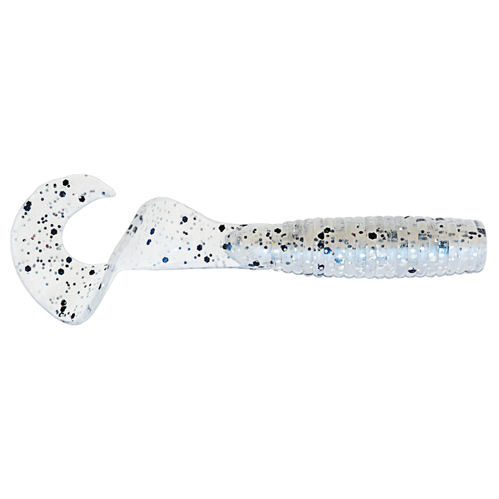 Z-Man GrubZ Jigi 3.5" Blue Glimmer Sparkle sivulta, pää oikealla