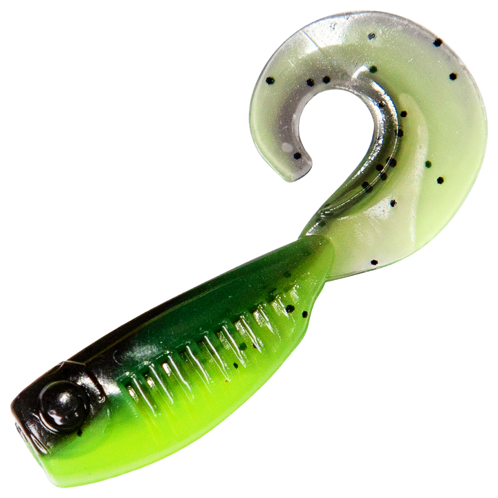 Z-Man Guppy GrubZ Jigi 2", väri Bumblebee: musta selkä ja kirkkaankeltainen vatsa