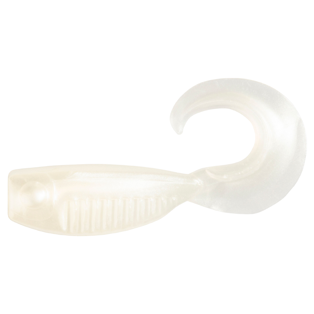 Z-Man Guppy GrubZ Jigi 2" Pearl sivulta, pää vasemmalla